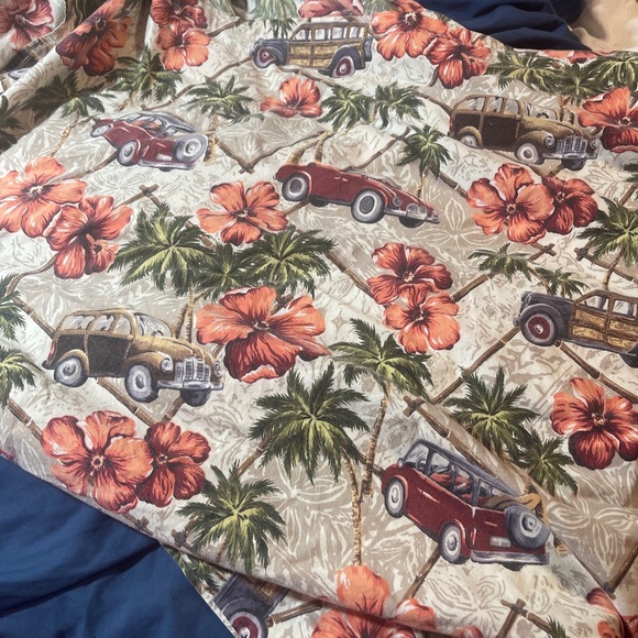 Dean Miller Twin flat Hawaiian sheet - Picture 3 of 5